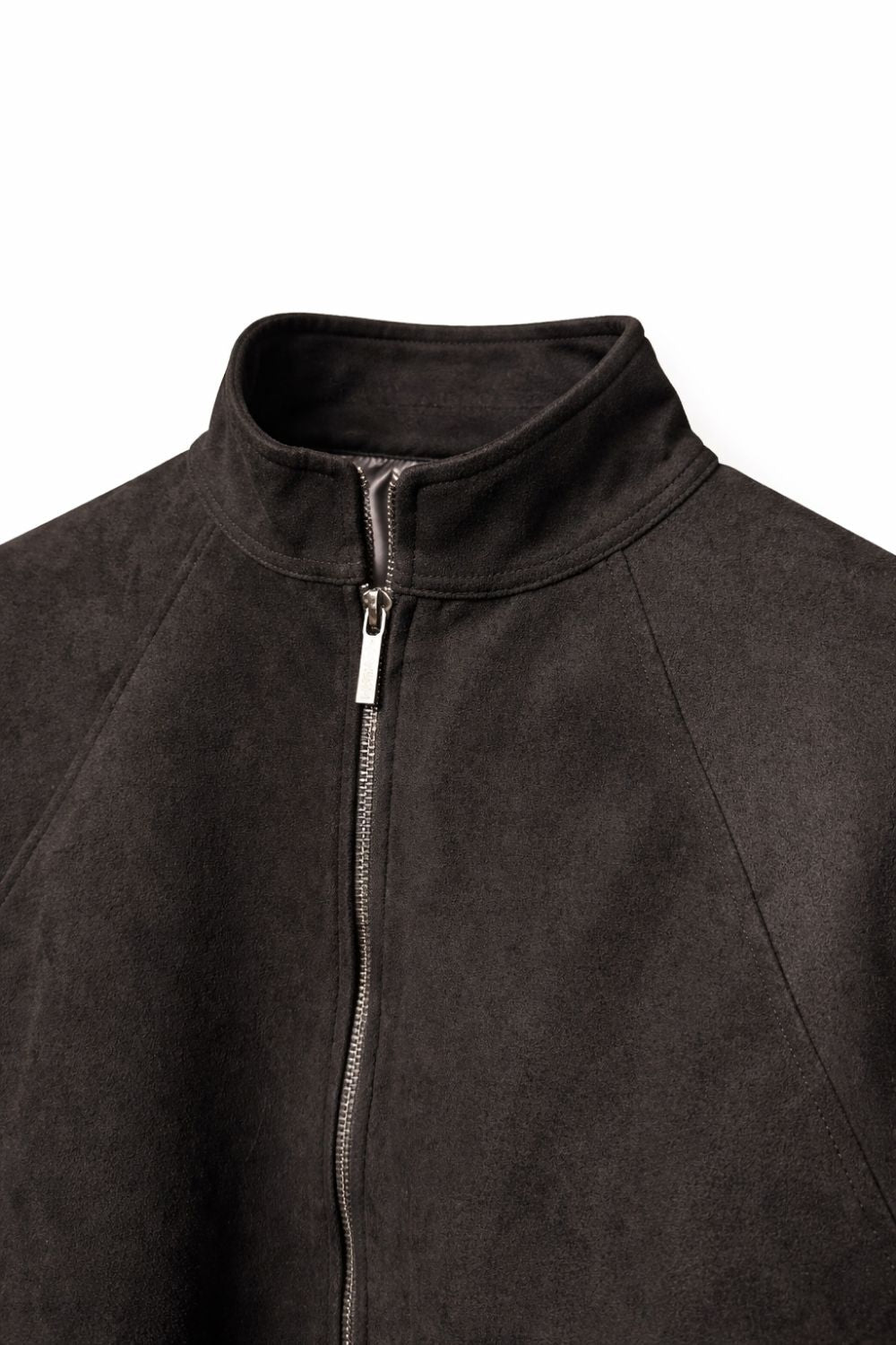 Black Suede Naira Bomber Jacket - BEEGLEE