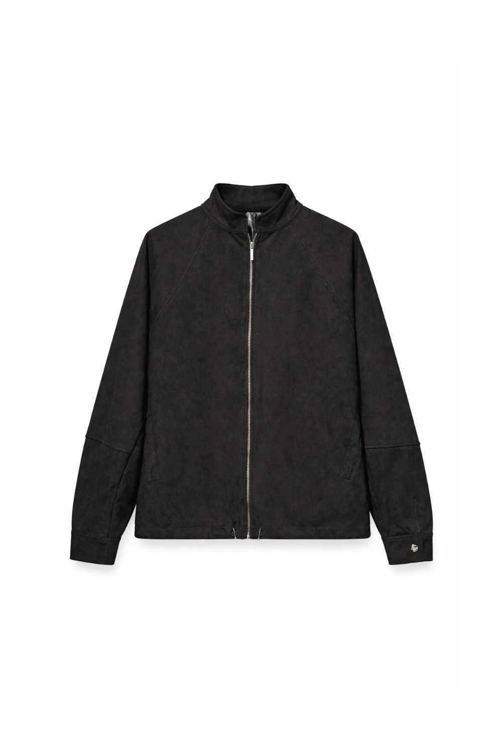 Black Suede Naira Bomber Jacket - BEEGLEE