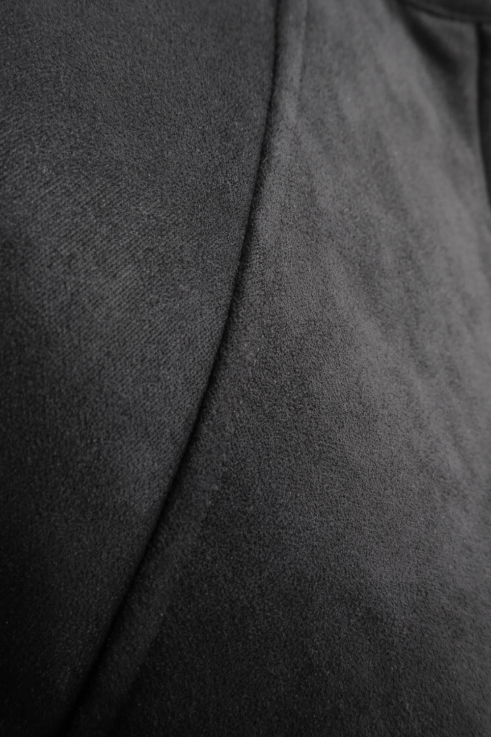 Black Suede Nari Bomber Jacket - BEEGLEE