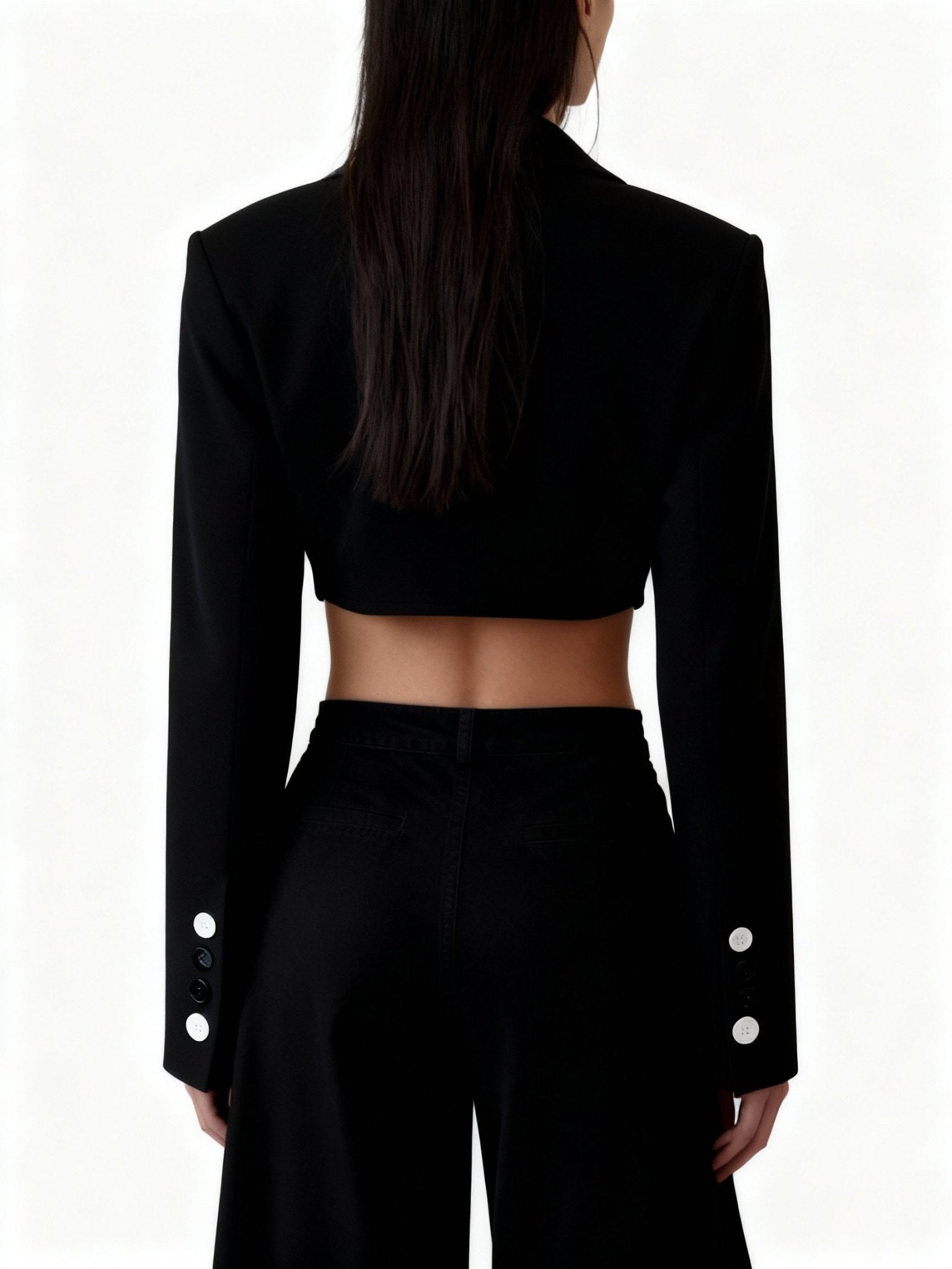 Black Swan Structured Blazer - BEEGLEE