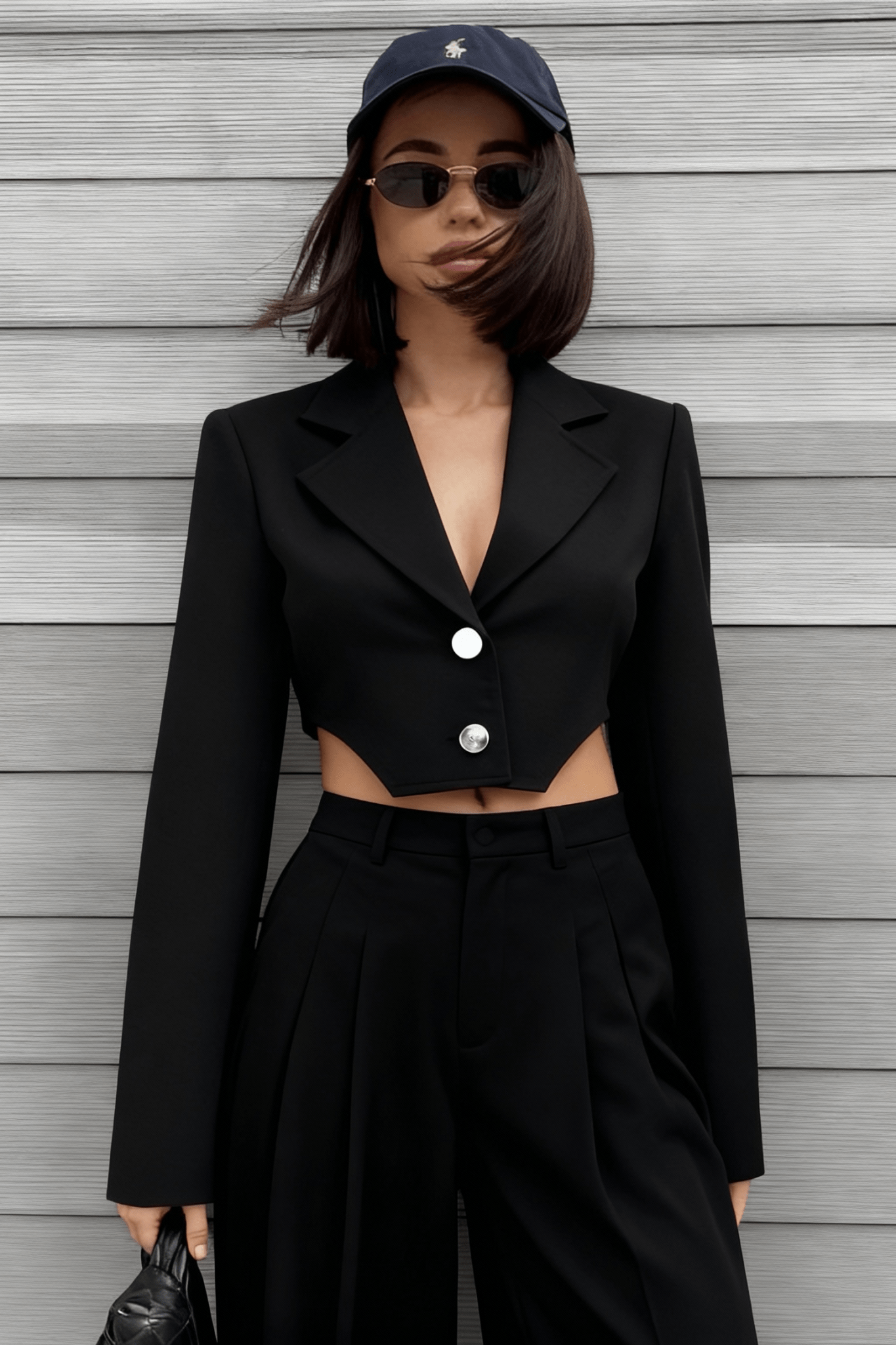 Black Swan Structured Blazer - BEEGLEE