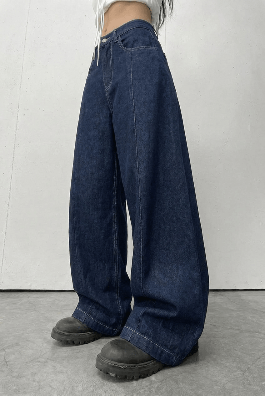 Blue Carpenter Denim Pants - BEEGLEE