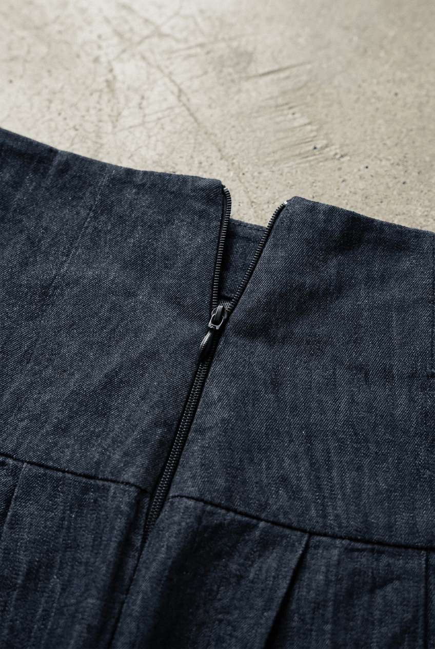 Blue Frill Mini Skort - BEEGLEE