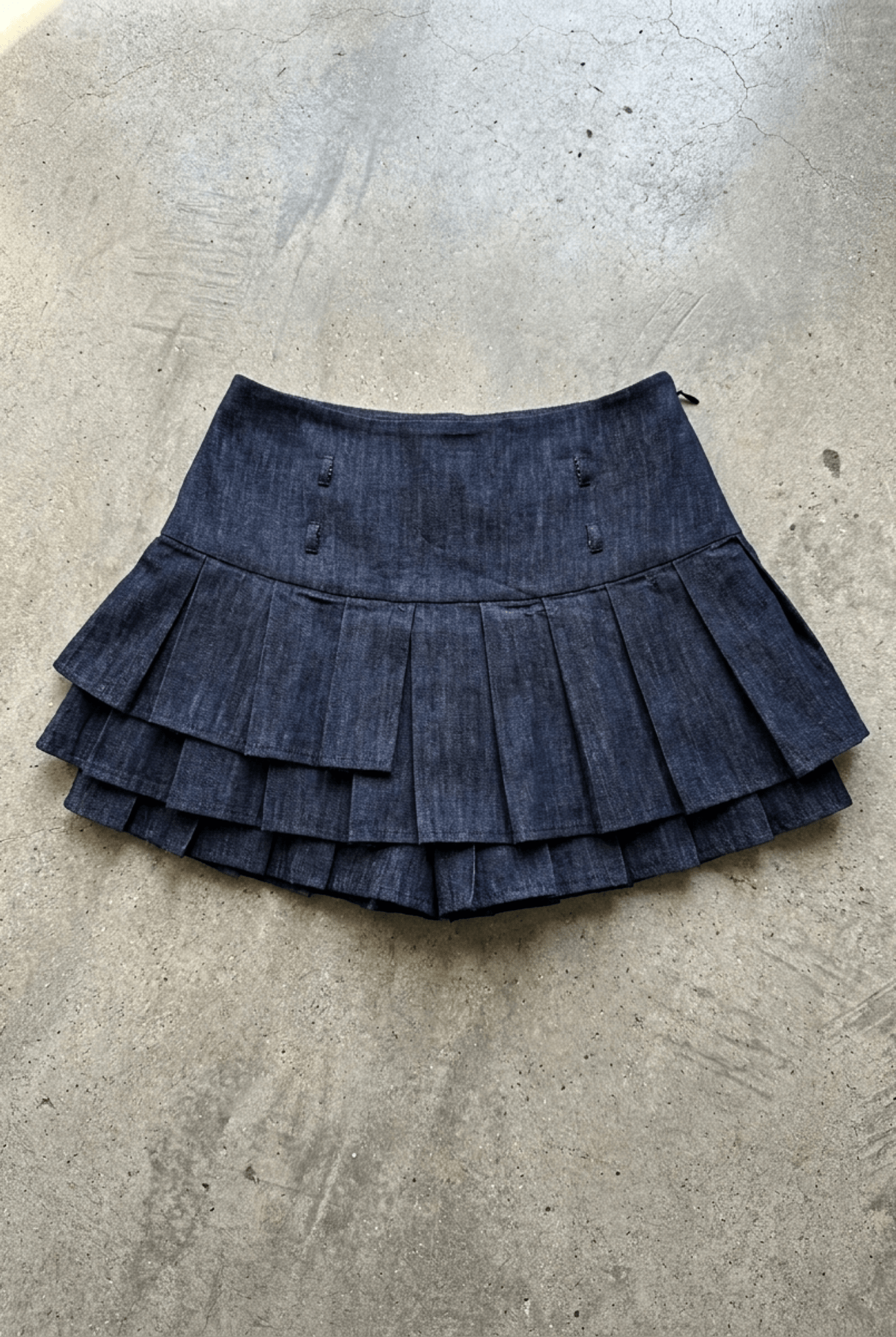 Blue Frill Mini Skort - BEEGLEE