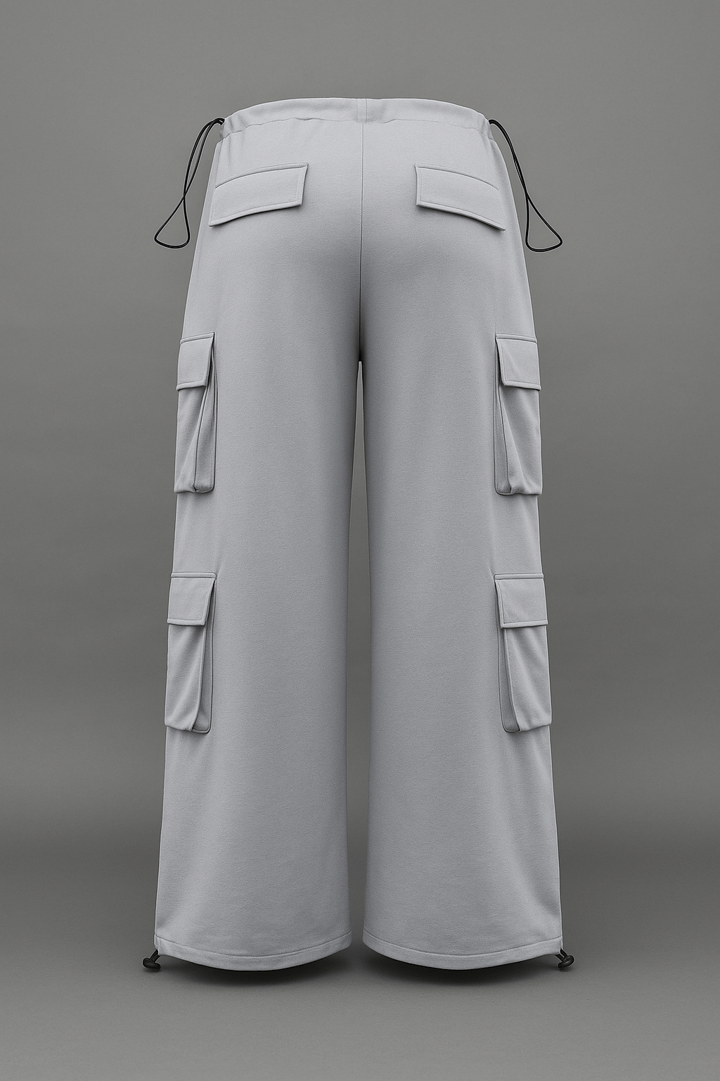 Cool Grey FreeFall Drawstring Pants - BEEGLEE
