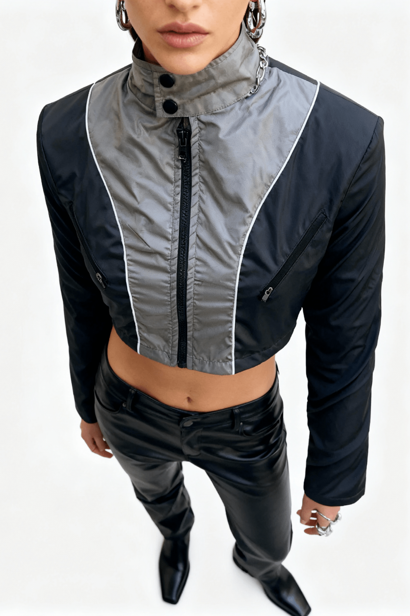 Cool Grey Rogue Zip - Up Jacket - BEEGLEE