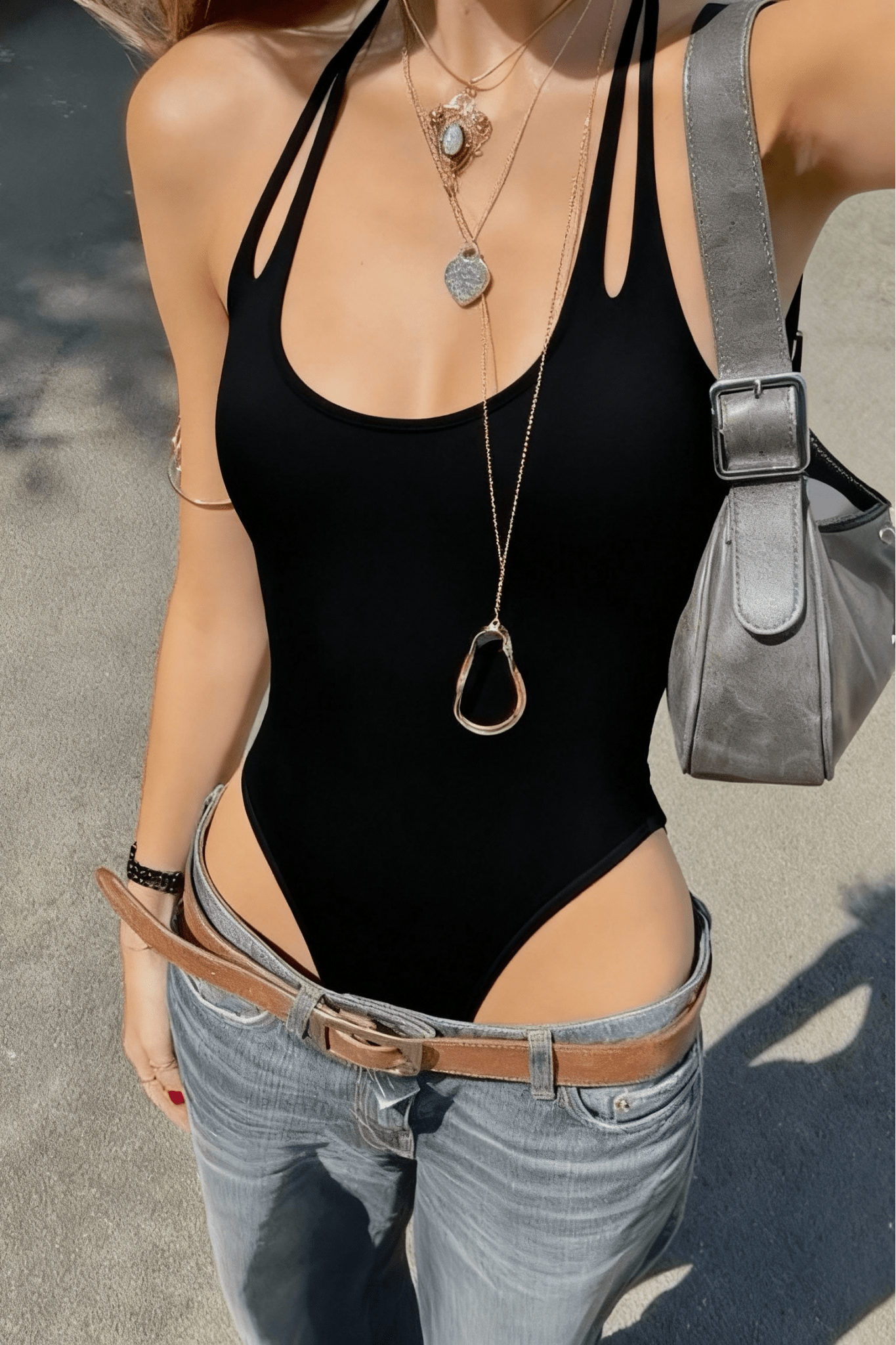 Double strap bodysuit - BEEGLEE