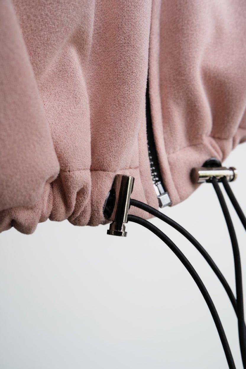 Dust Rose Nari Bomber Jacket - BEEGLEE