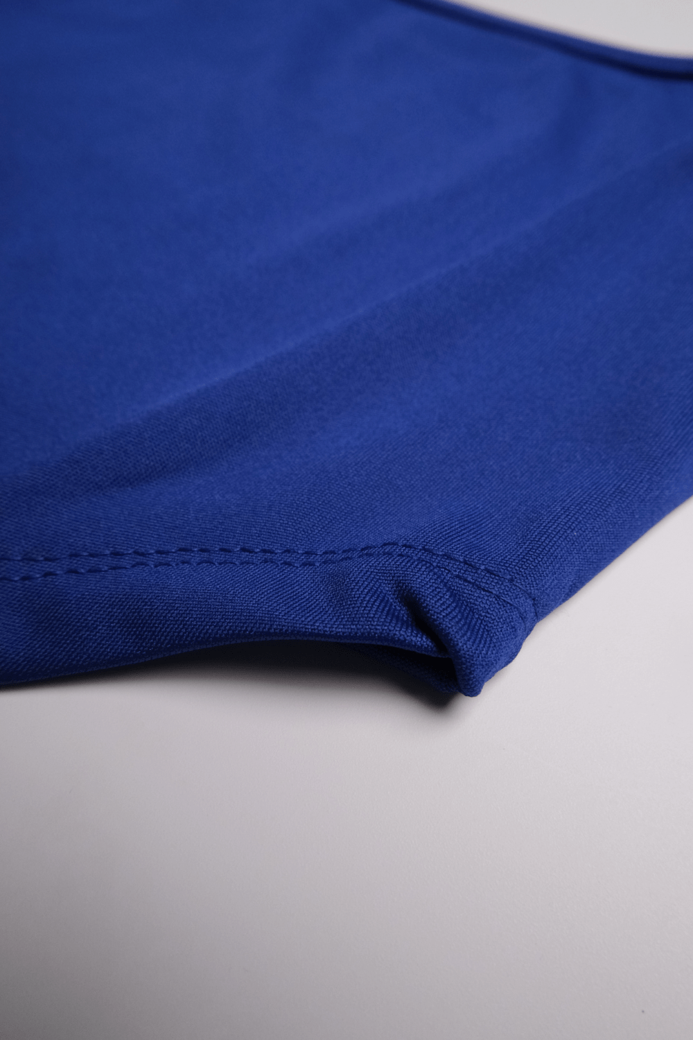 Electric Blue Extra Deep Strap Bodysuit - BEEGLEE