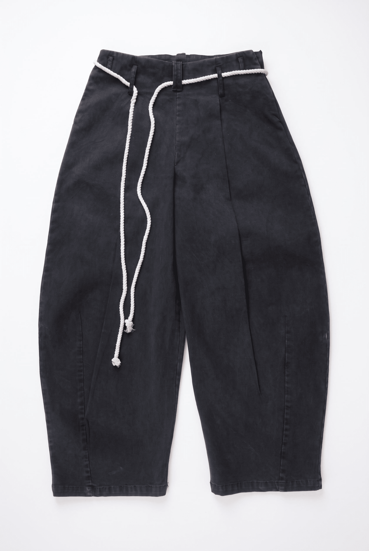 Faded Rope Barrel Pants – back view