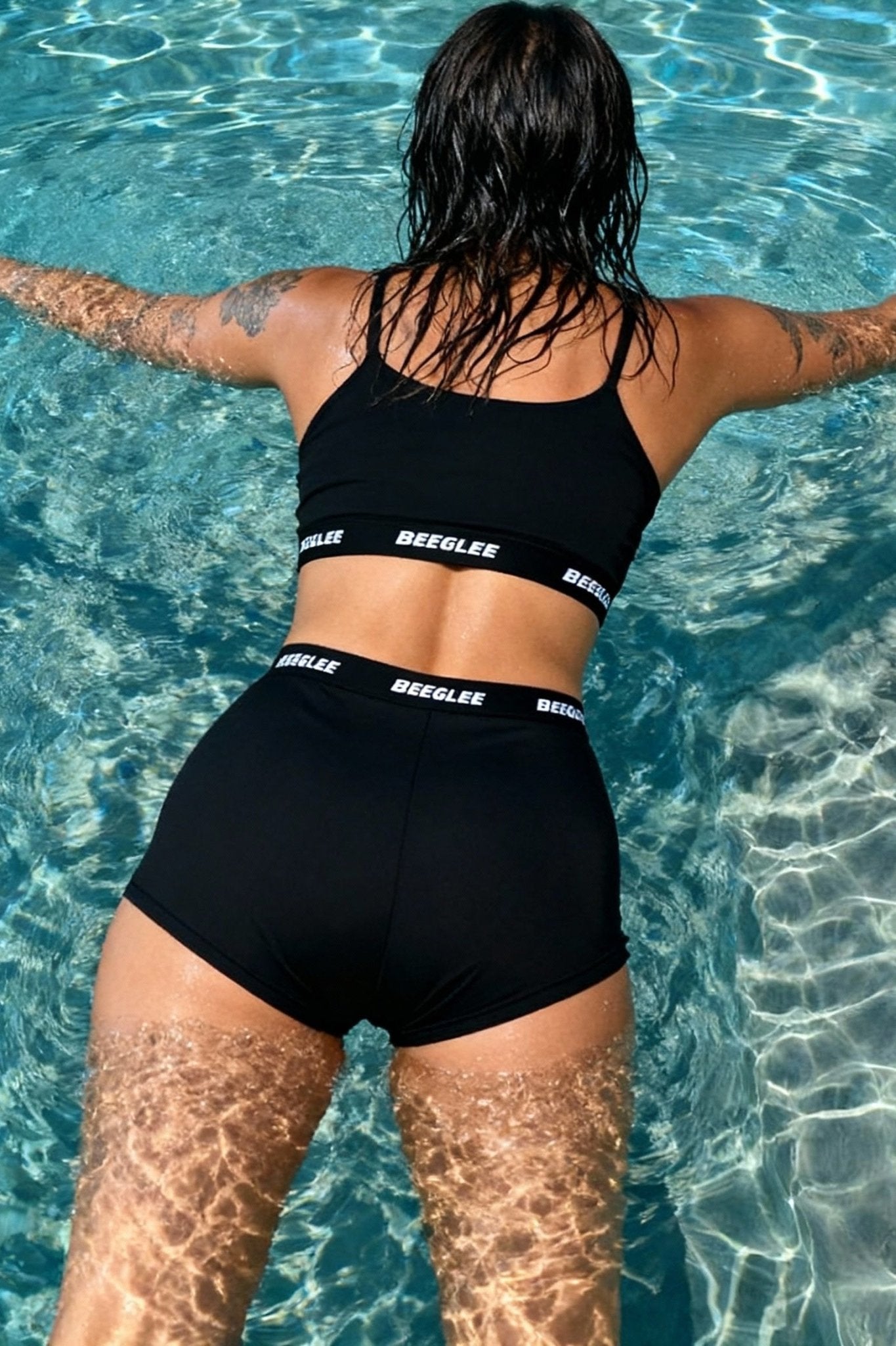 Garage Active High Waist Shorts - BEEGLEE