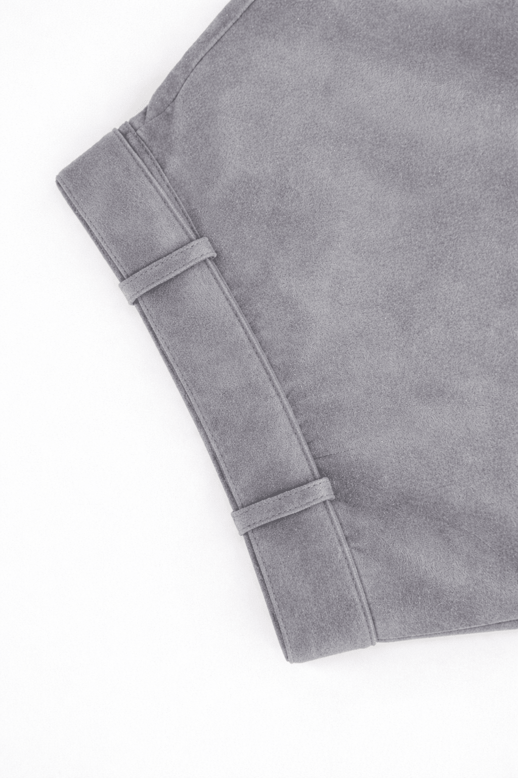 Grey Blush Belted Skirt - BEEGLEE