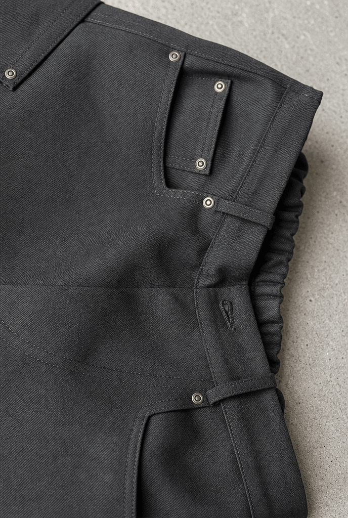 Grey Carpenter Pants - BEEGLEE