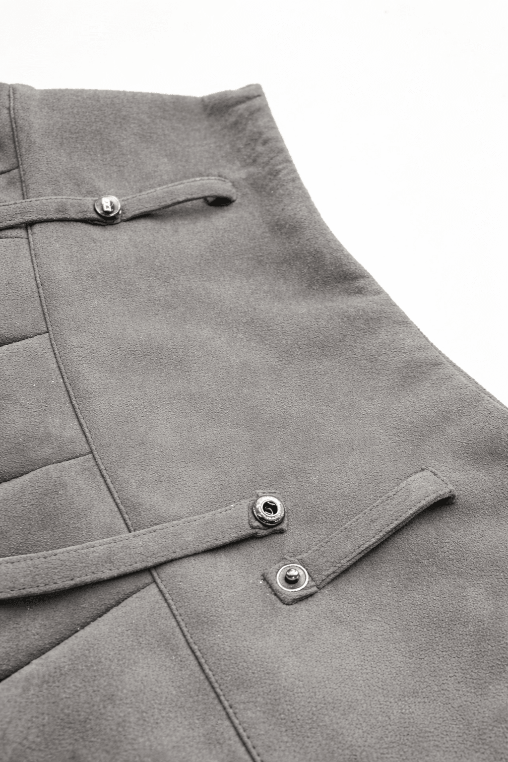 Grey Harness Pleat Skort - BEEGLEE