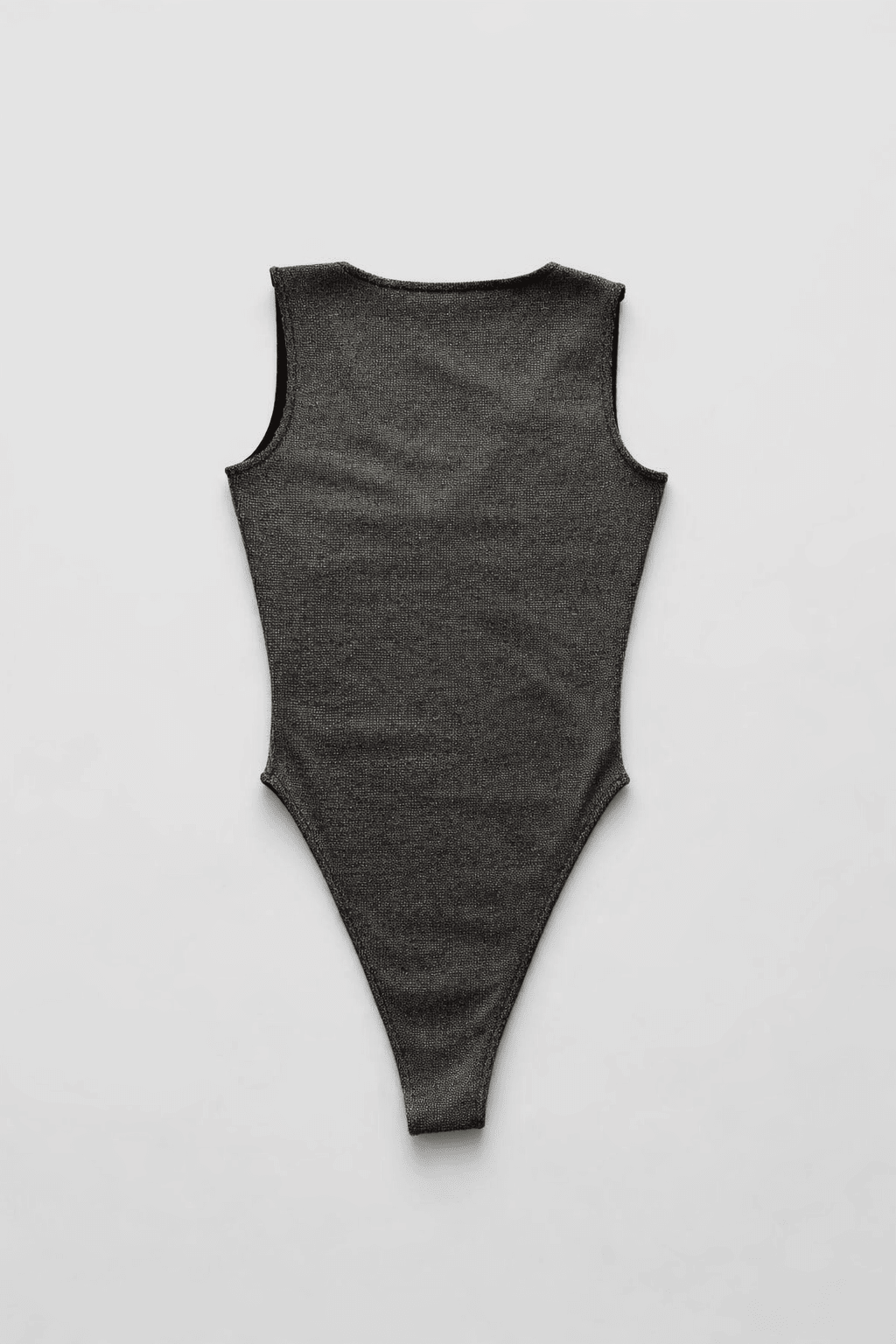 Grey Seren Meshknit Bodysuit - BEEGLEE