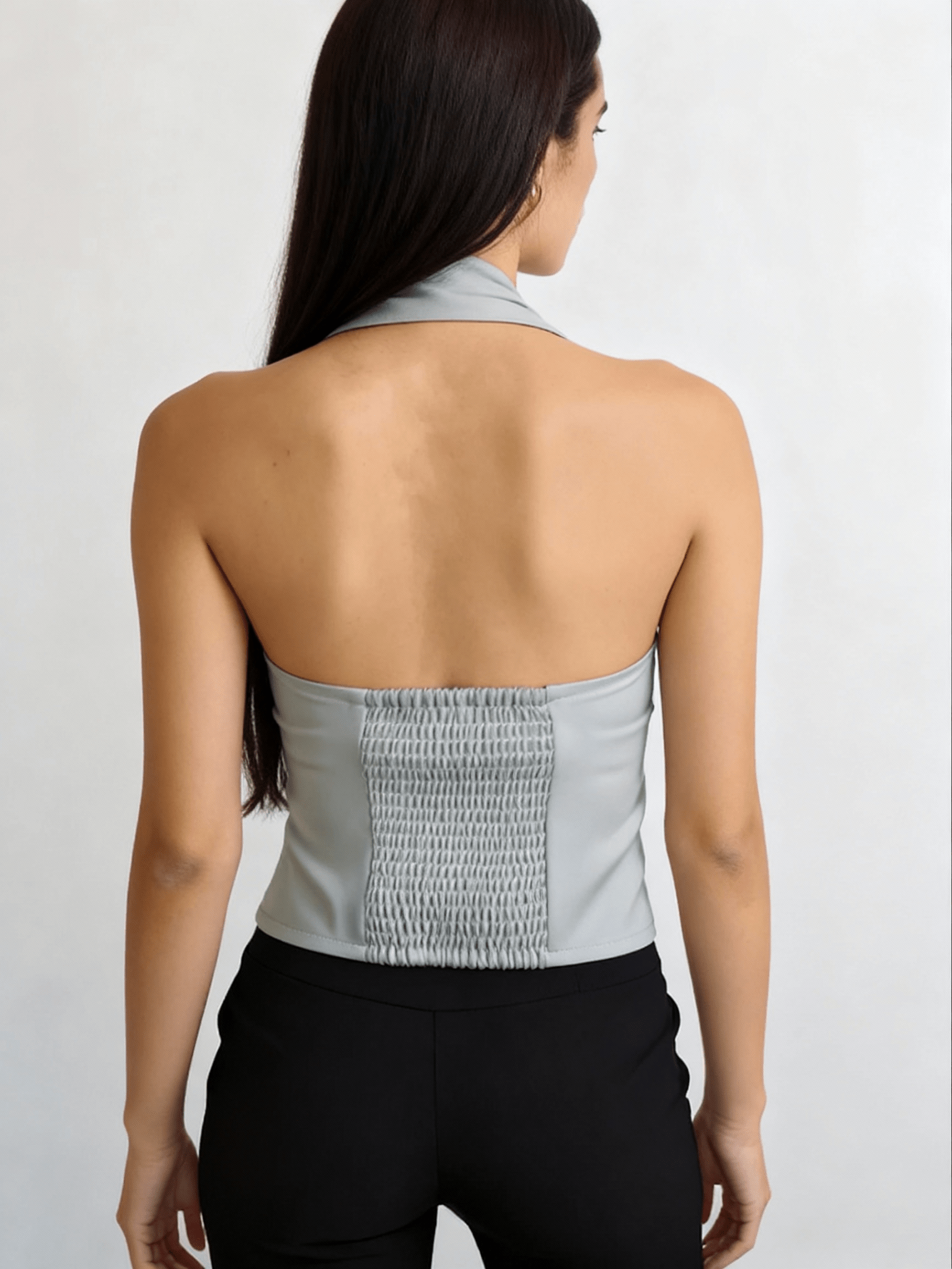 Grey Smoking Vest - BEEGLEE