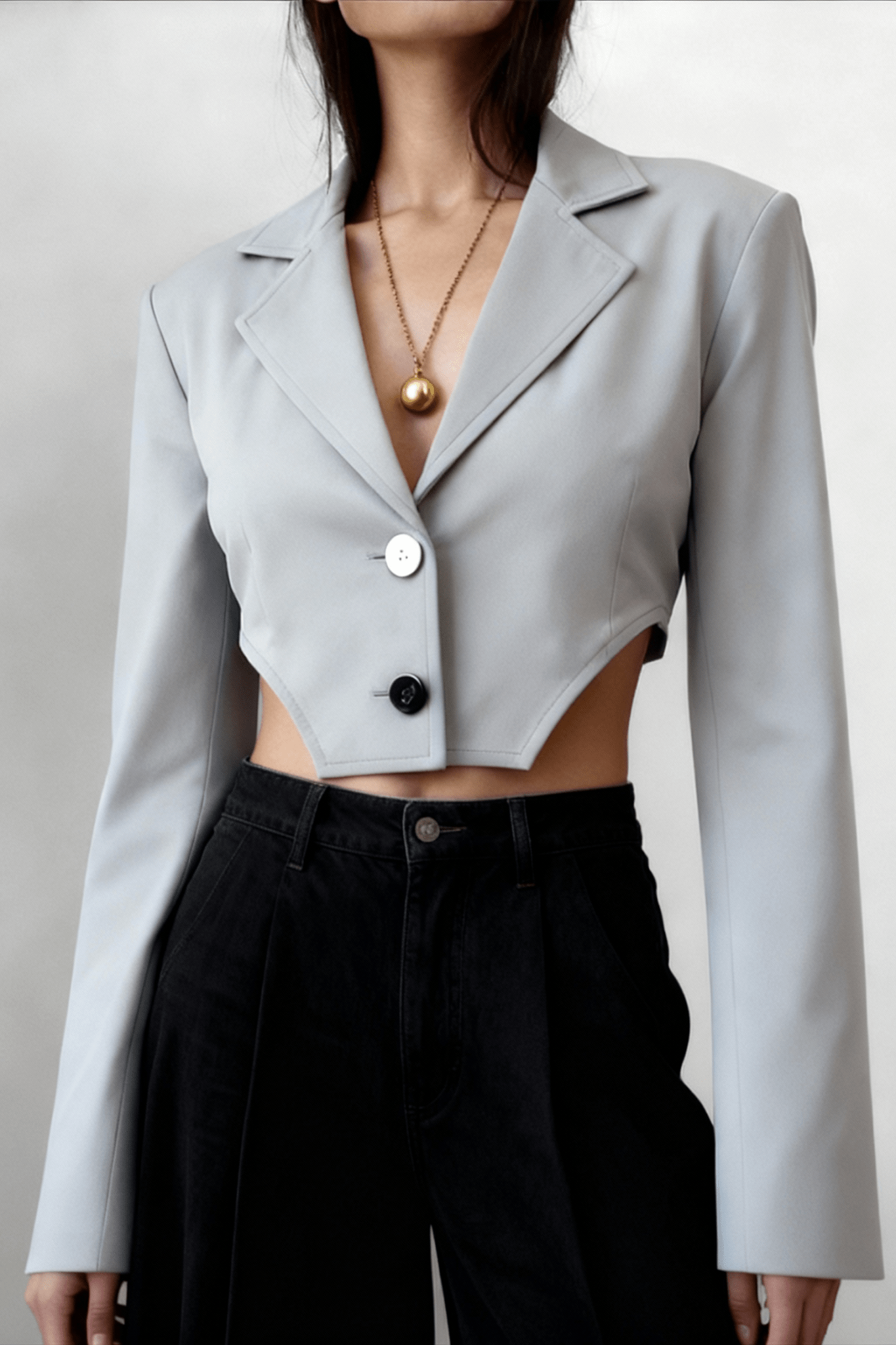 Grey Swan Structured Blazer - BEEGLEE