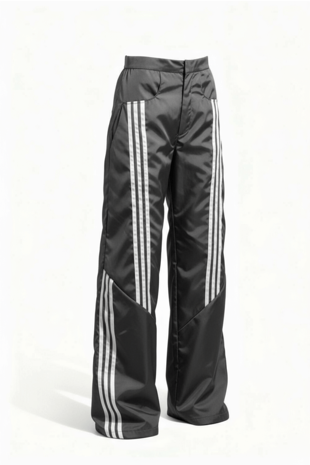 Grey Velocity Wide Pants - BEEGLEE