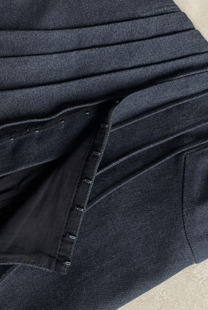 Navy Felony Denim Corset