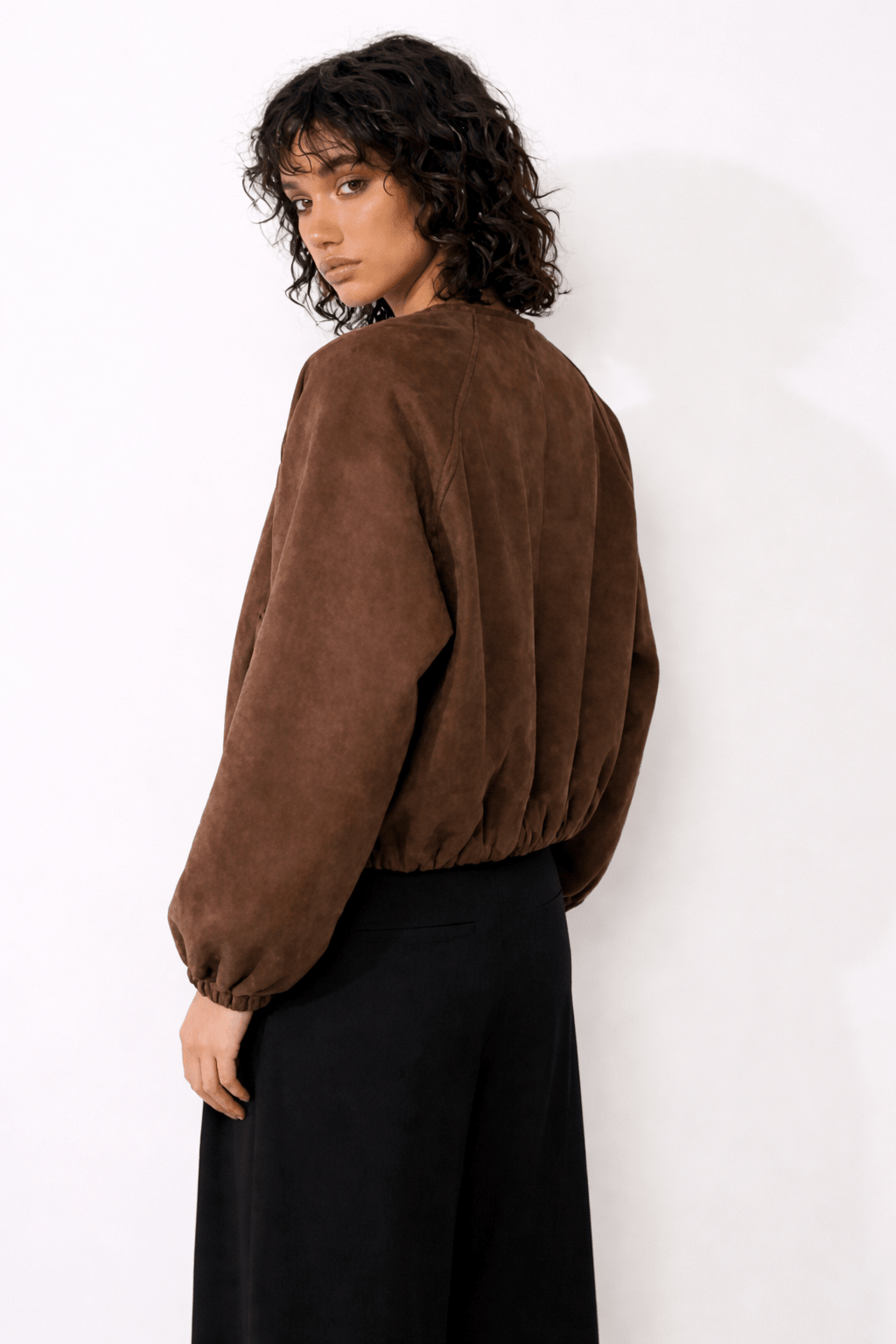 Mocha Seoul Air Suede Jacket - BEEGLEE