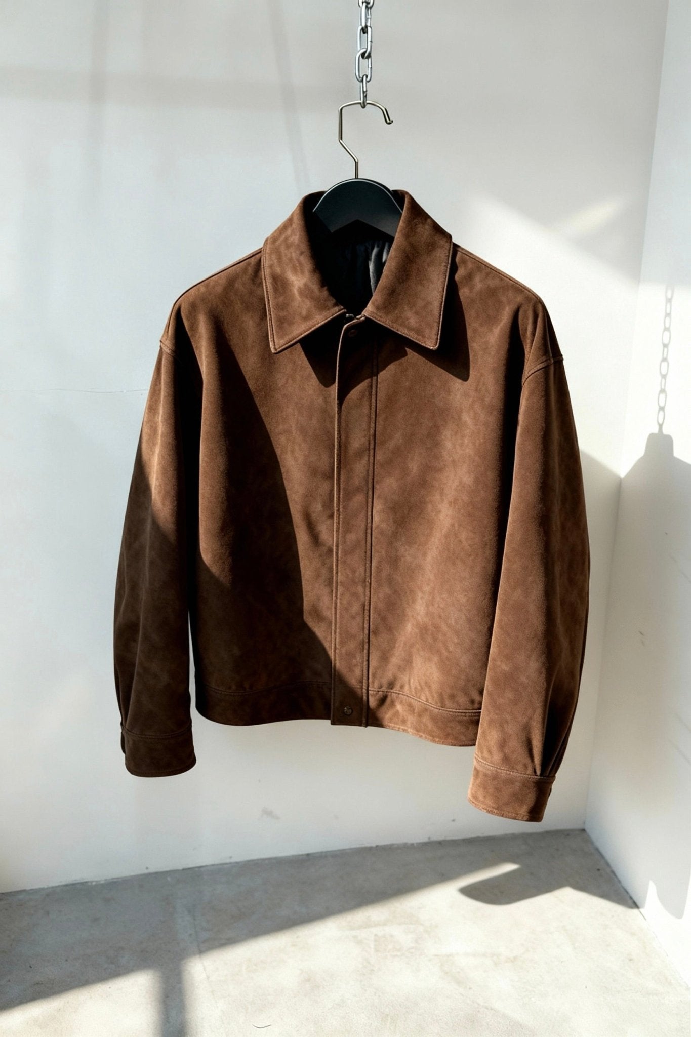 Mocha Yurei suede jacket - BEEGLEE