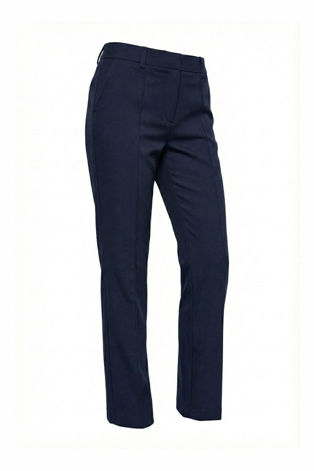 Navy High Rise Tapered Pants - BEEGLEE