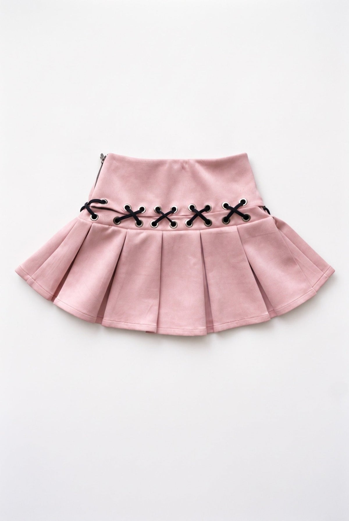 Pink Draw Lace Skort - BEEGLEE