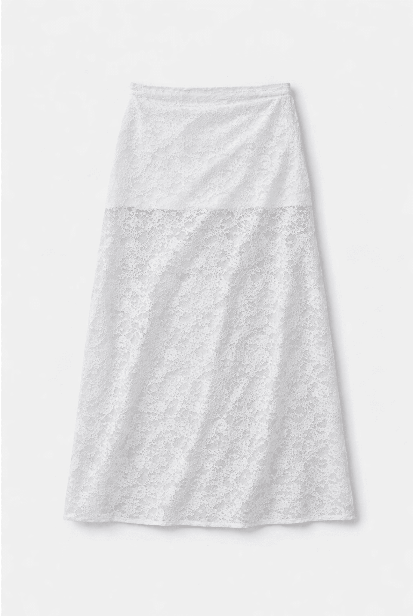 White Daina Lace Maxi Skirt - BEEGLEE