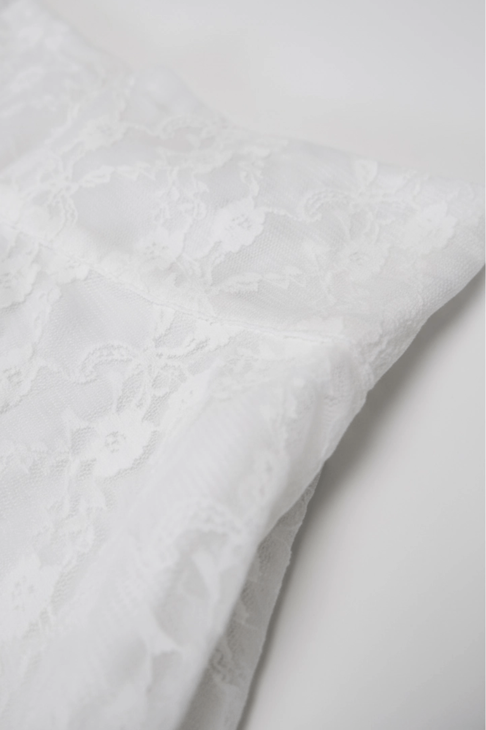 White Dove lace asymmetrical skirt - BEEGLEE