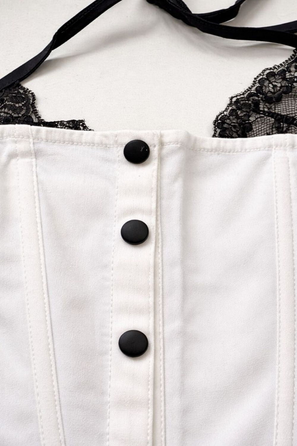 White Ironclad Corset - BEEGLEE