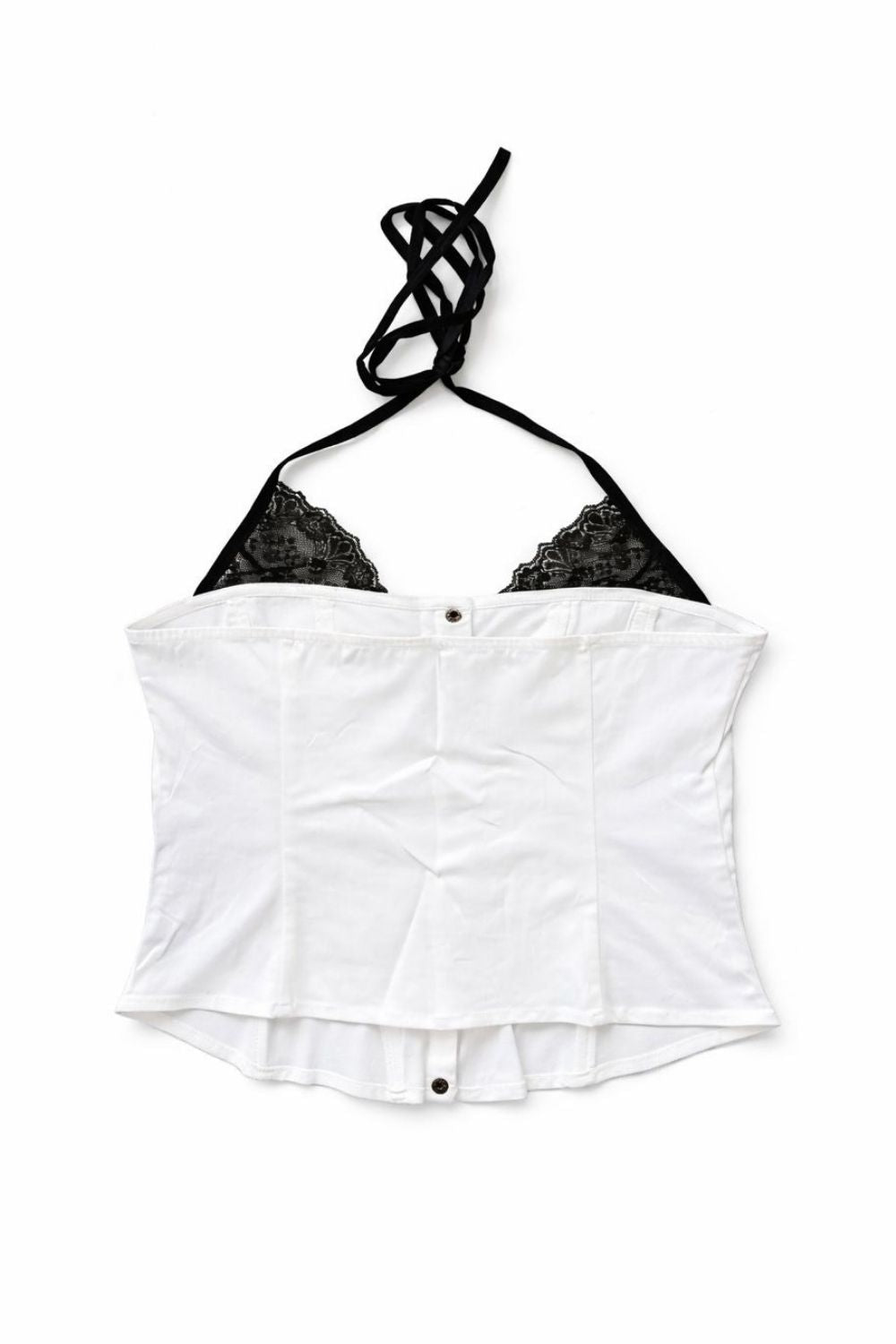 White Ironclad Corset - BEEGLEE