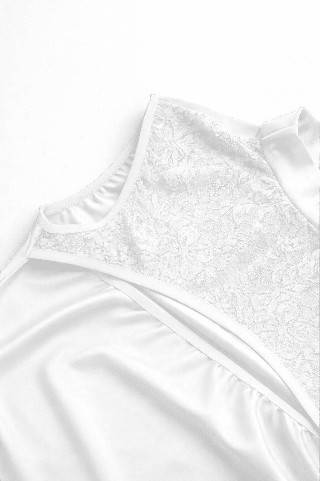 White Reversible Veil Top - BEEGLEE