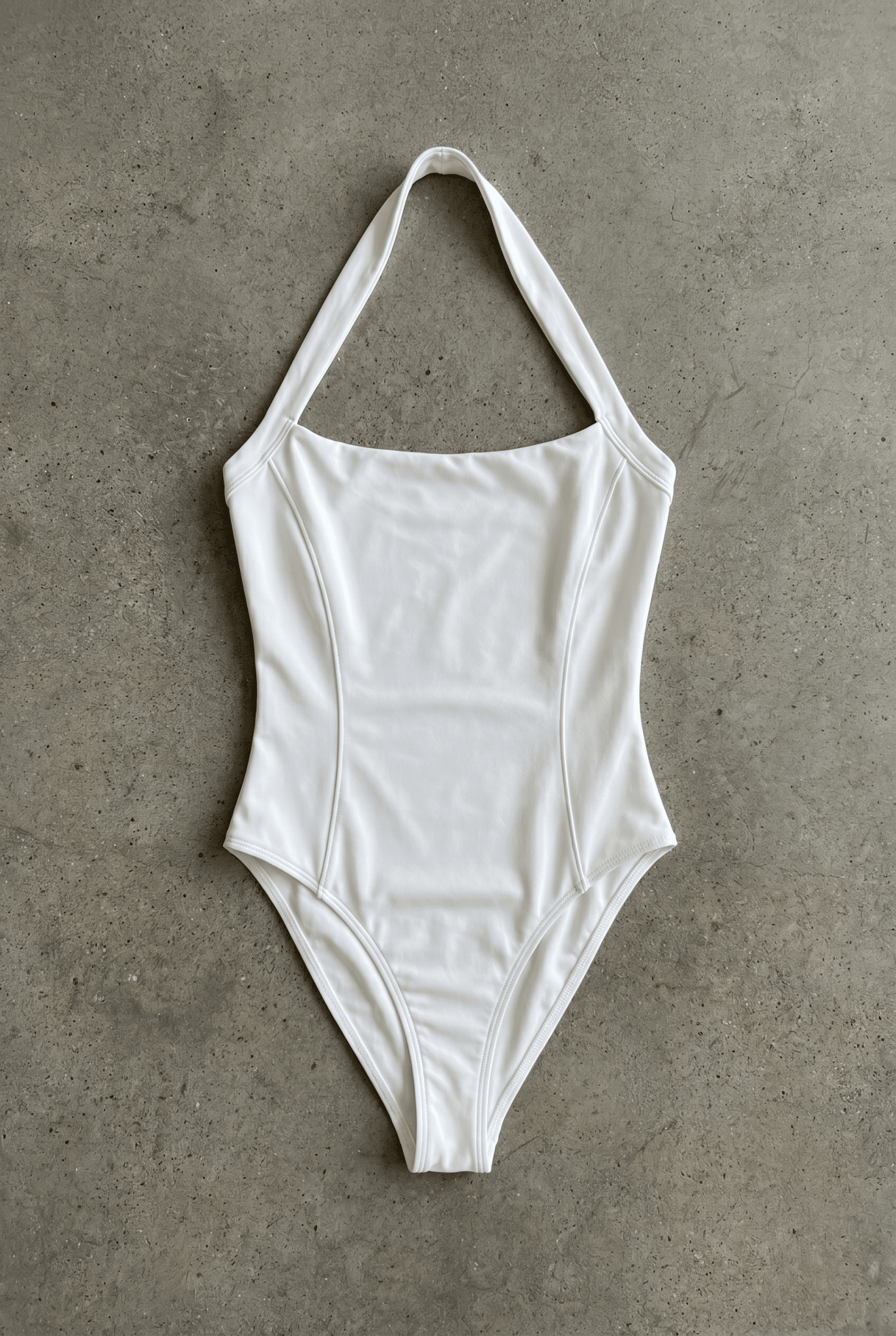 White Straight - Up Bodysuit - BEEGLEE