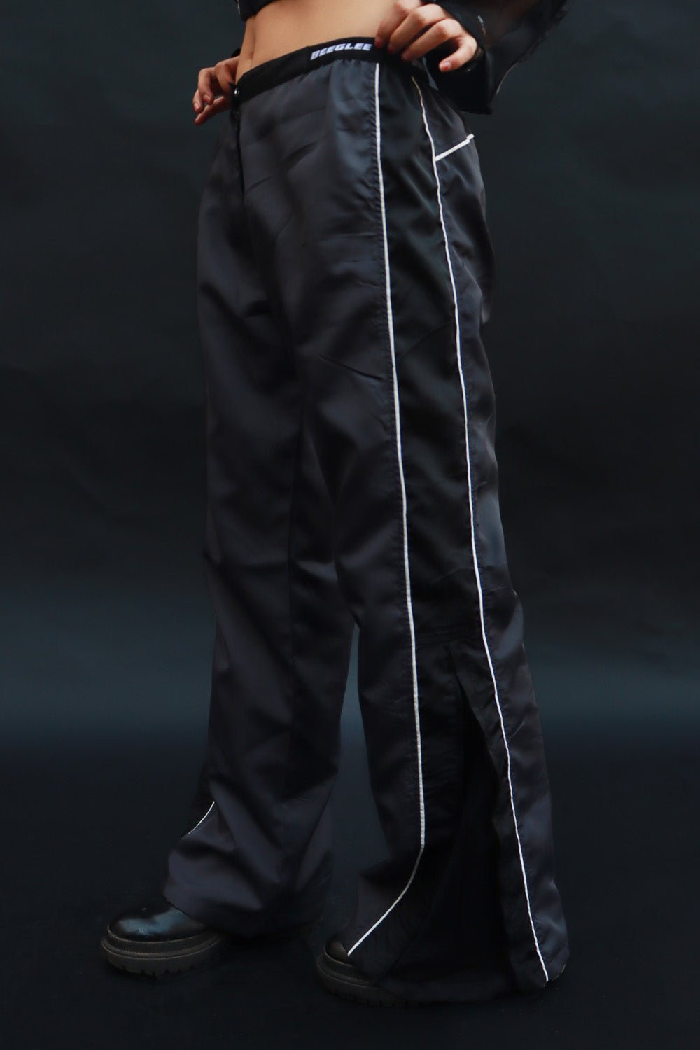 Ashen Grey Rogue Track Pants - BEEGLEE