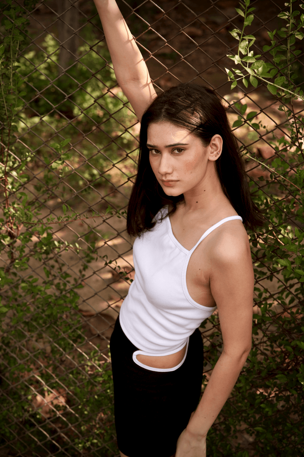 Black Ribbed Knit Skirt - BEEGLEE