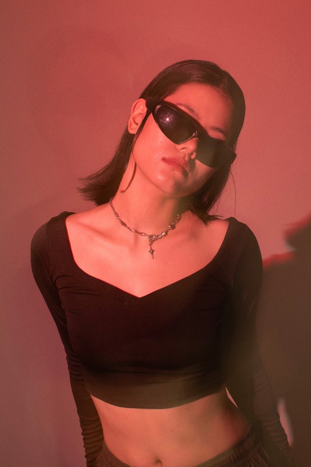 Black XOXO TOP - BEEGLEE