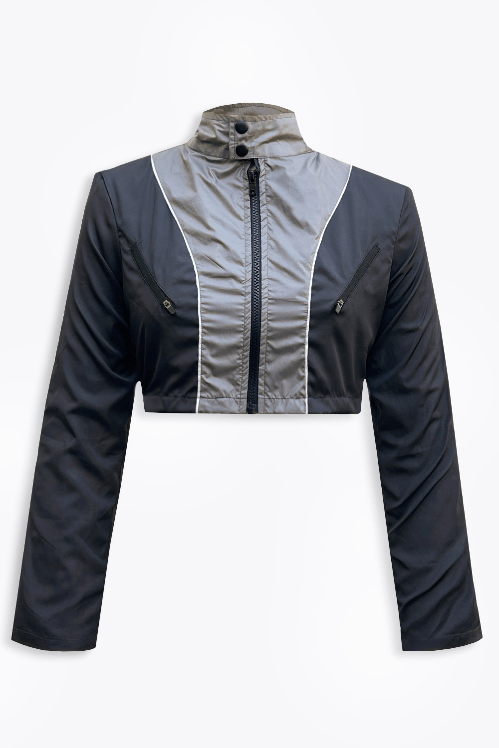 Cool Grey Rogue Zip-Up Jacket - BEEGLEE