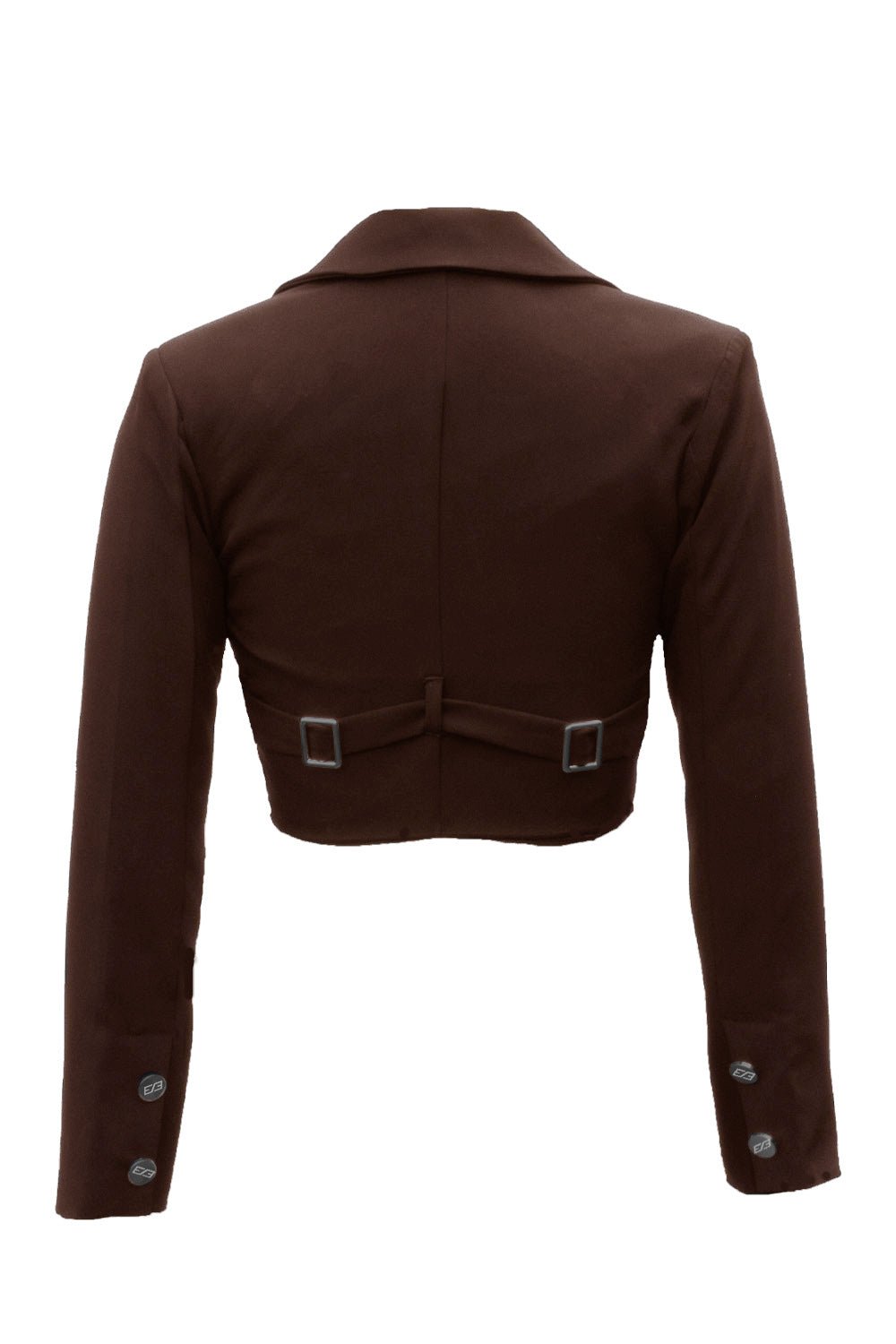 Nutmeg Cinch Strapped Blazer - BEEGLEE