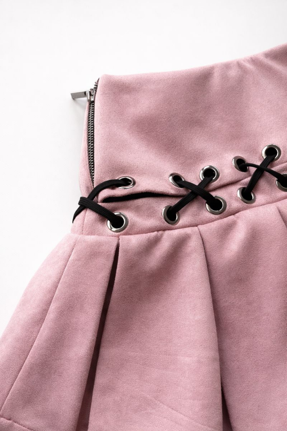 Pink Draw Lace Skort