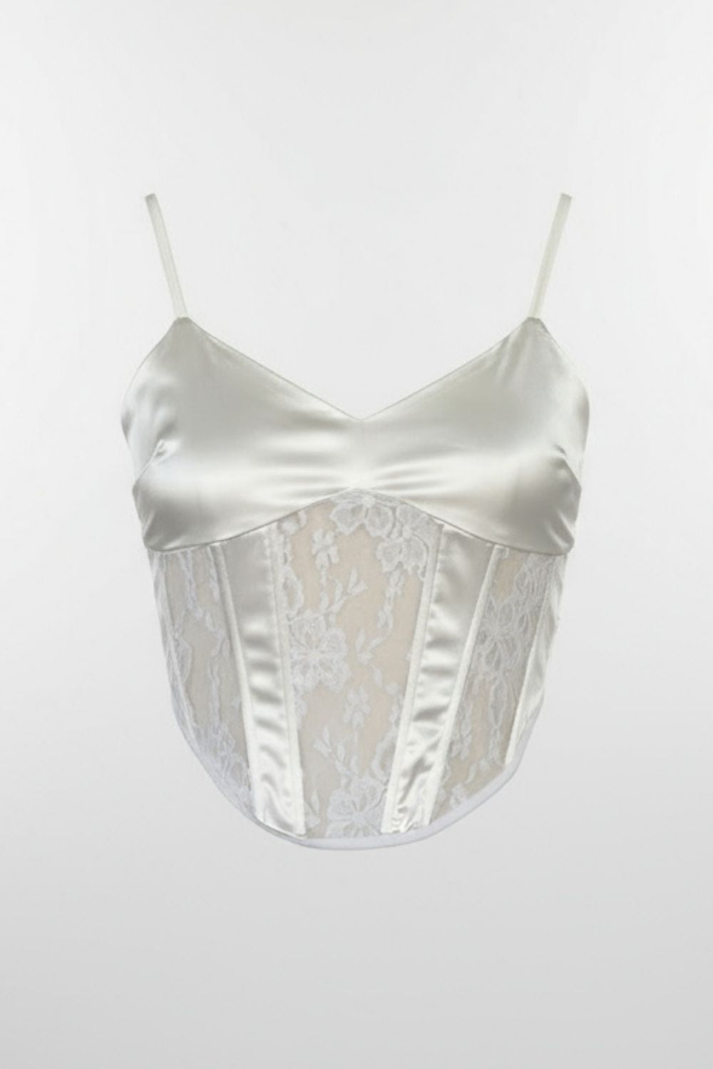 White Ophelia Lace corset