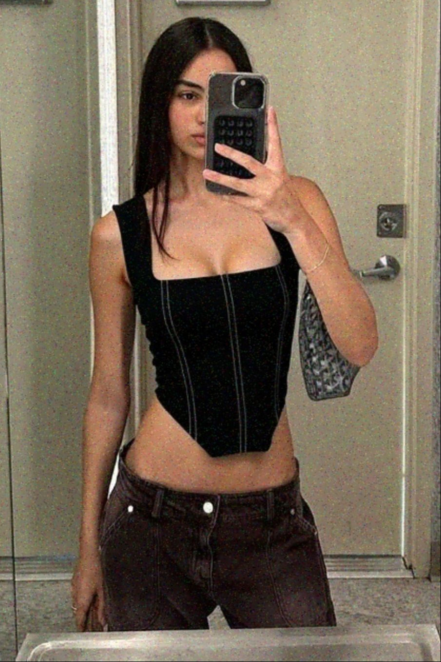 Black Overtime Backless Corset