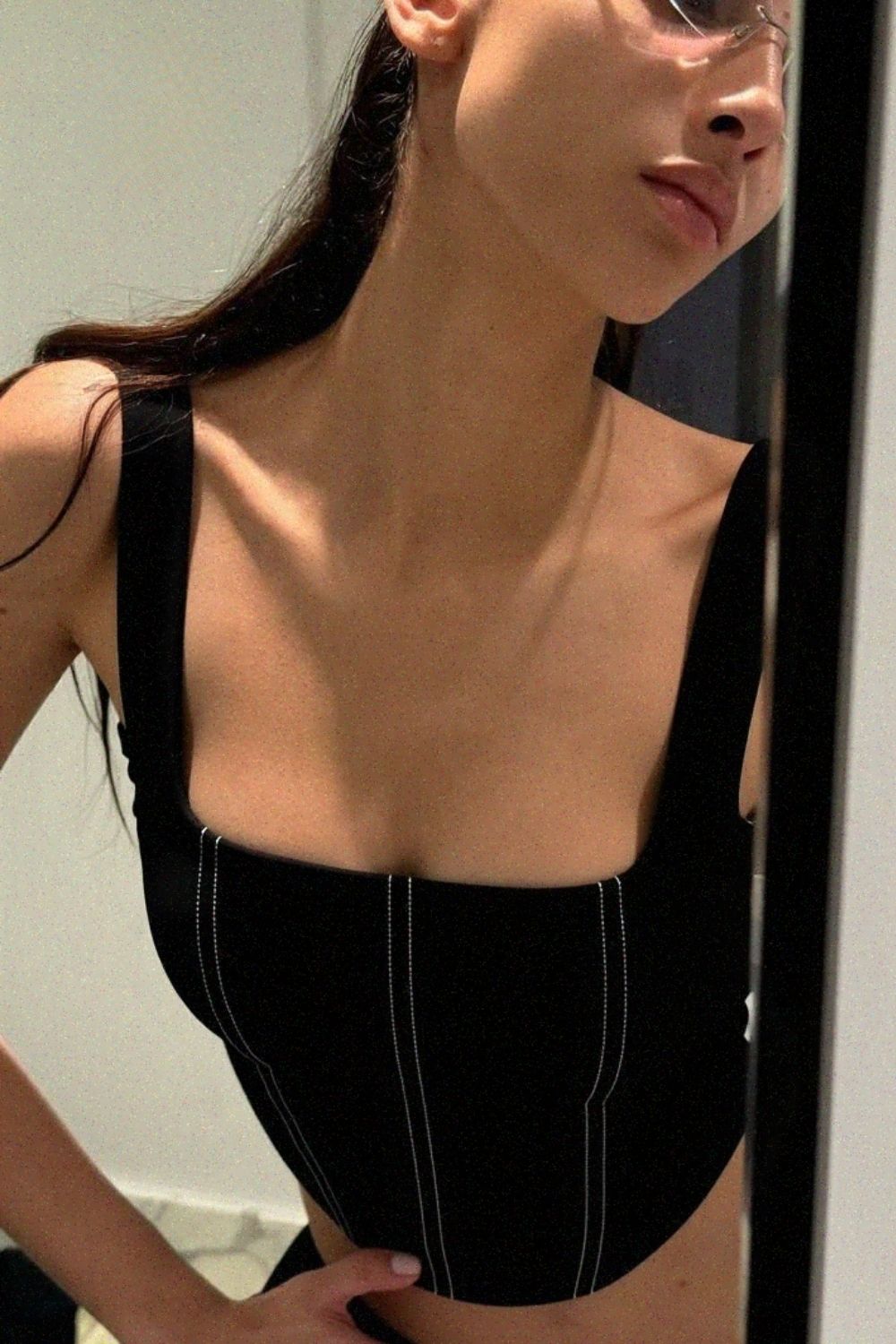 Black Overtime Backless Corset