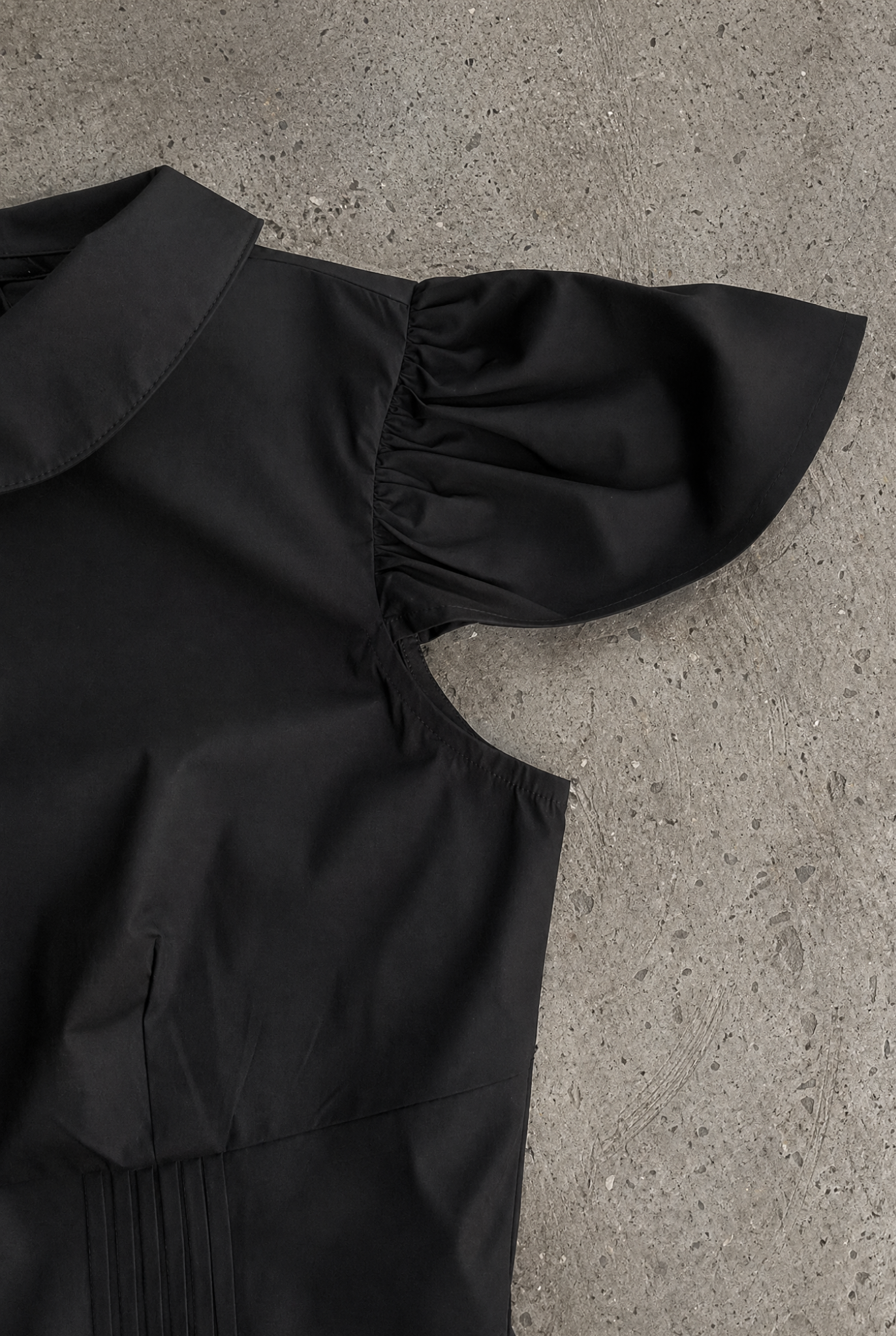 Black Blush Collar Shirt