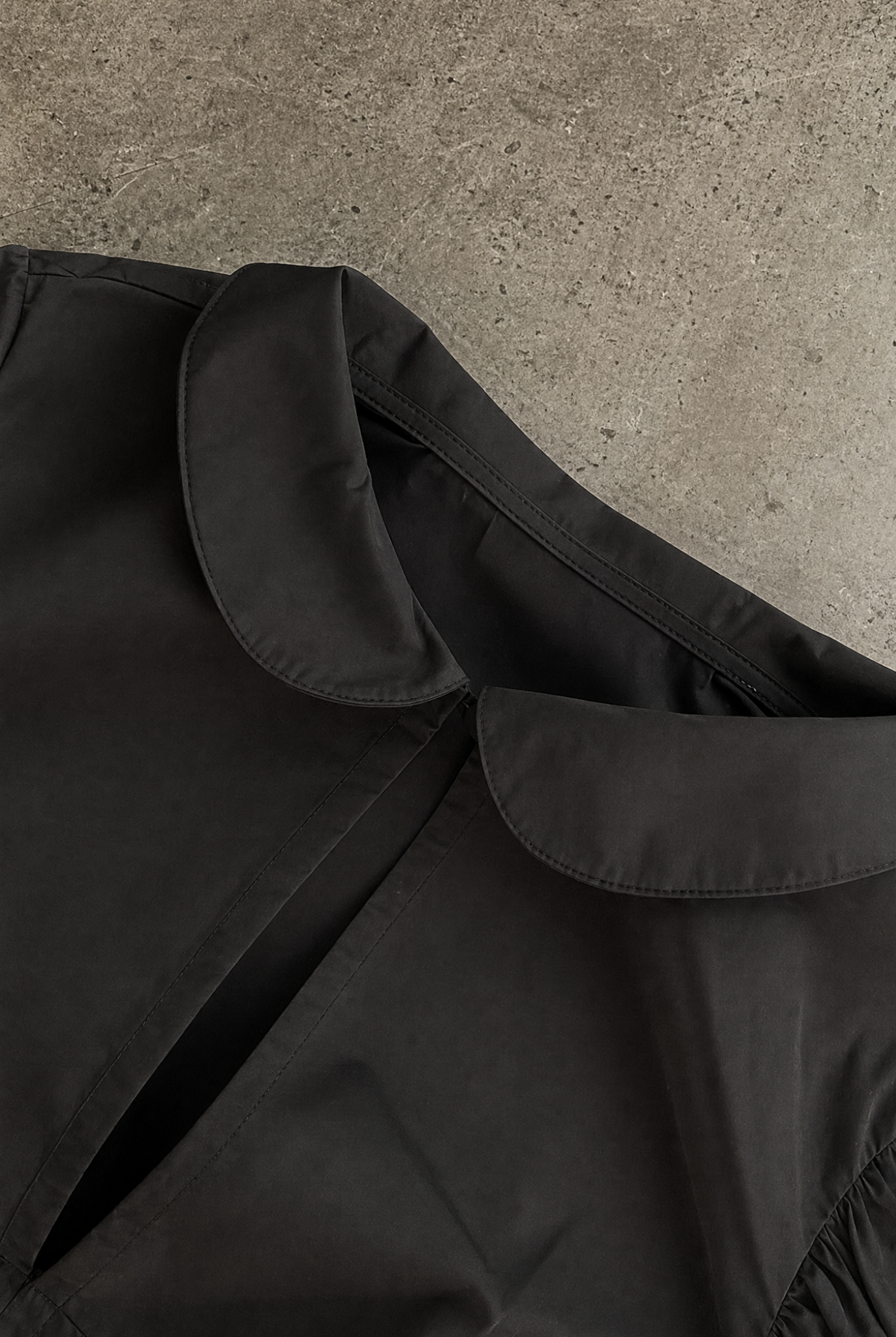 Black Blush Collar Shirt
