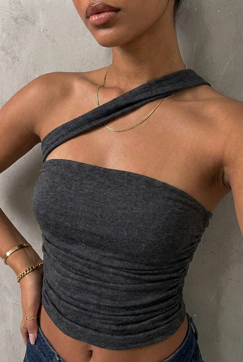Grey carousel Top