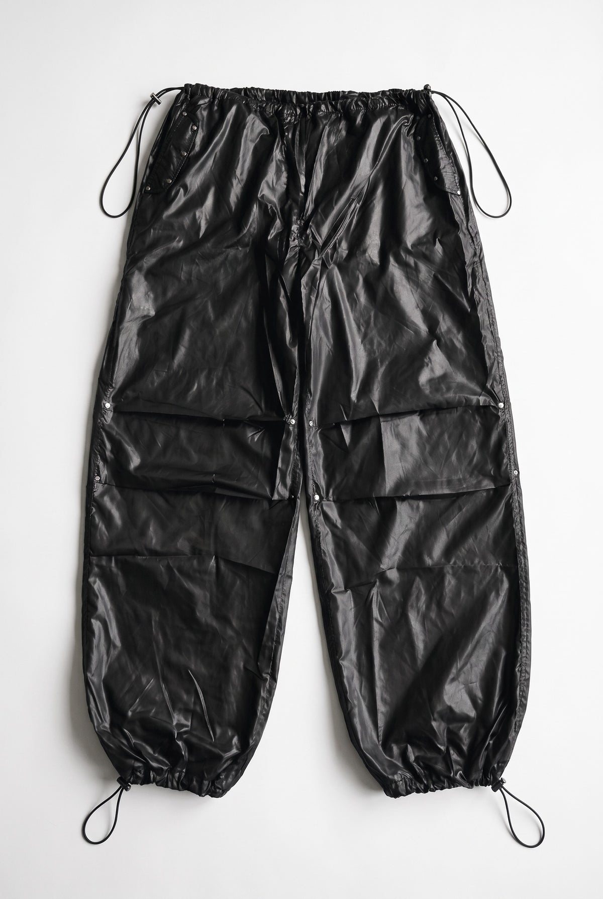 Black Contraband Parachute Pants product shot