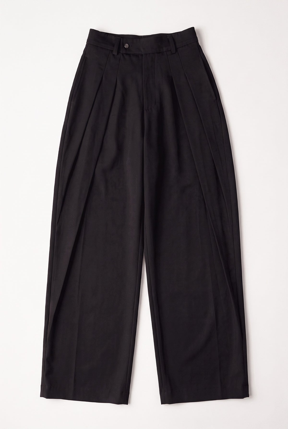 Black Pleat-Front Trousers product shot