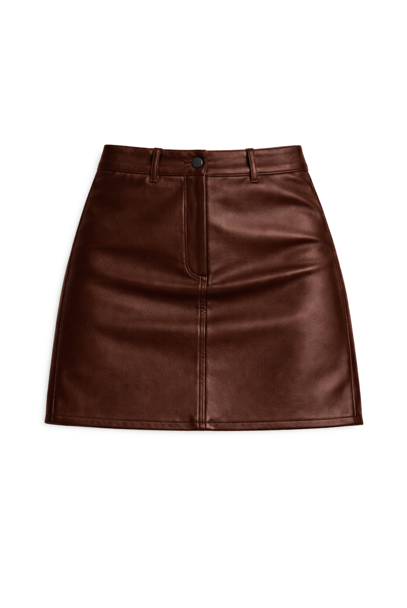 Mocha Core Leather Skort