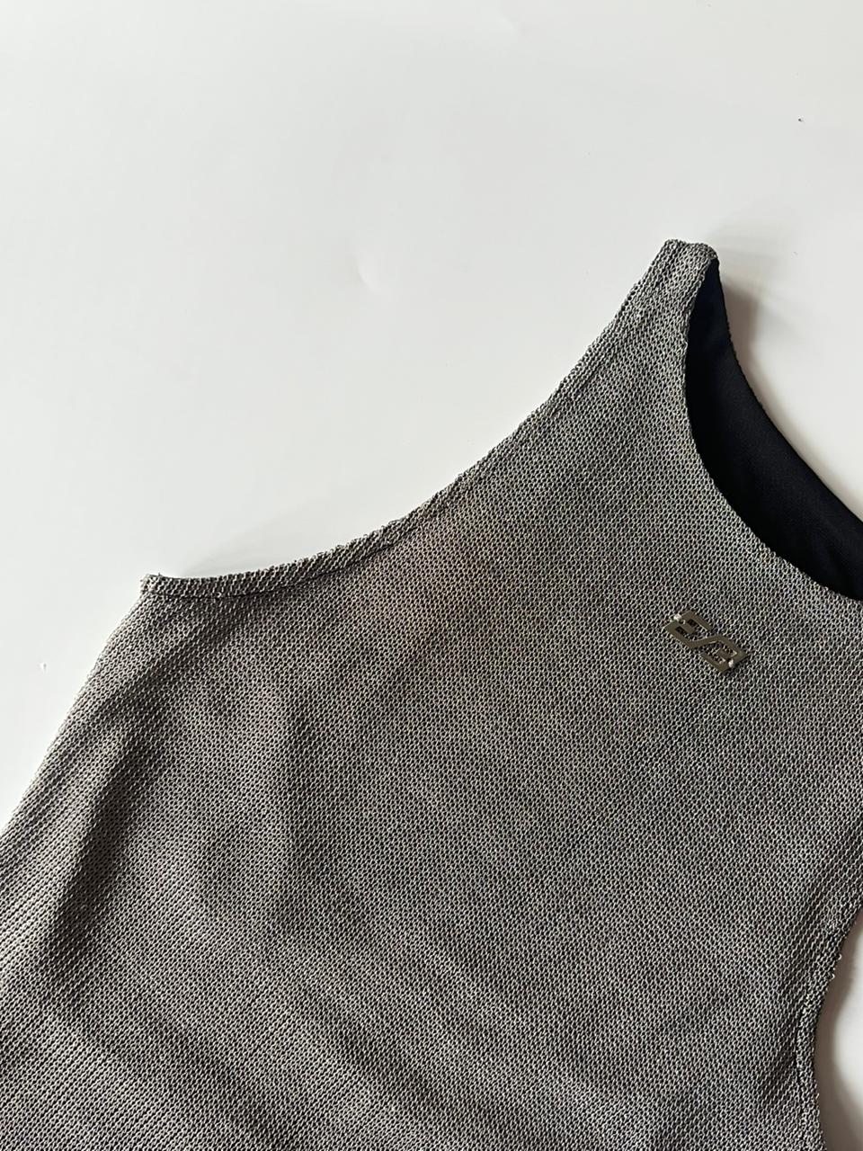 Silver Feral Knit Tank