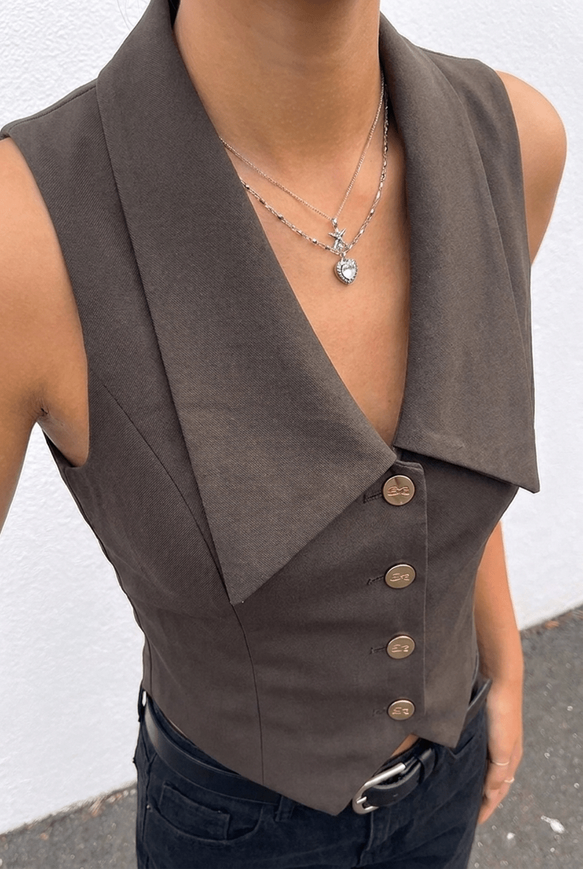 Ashen Grey Standard Vest - BEEGLEE